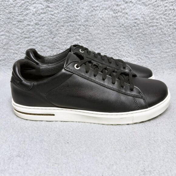 Birkenstock Bend Low Mens Size 13 Sneakers Shoes Black Leather - Picture 1 of 10
